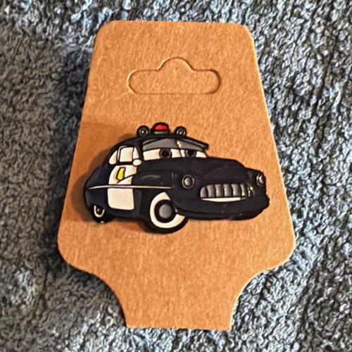 Police car enamel - car, pin