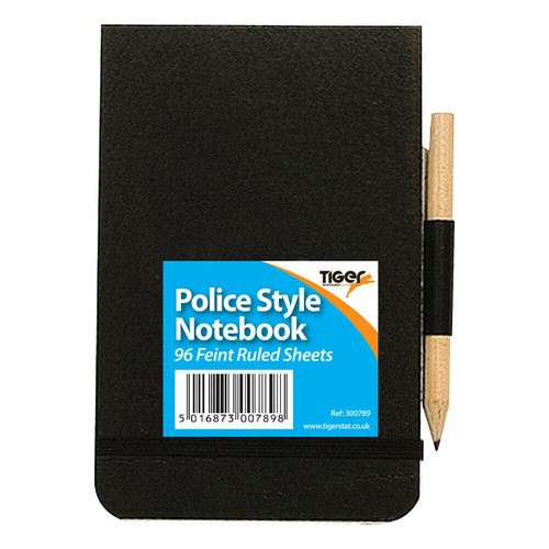 Police style notebook pad - style,