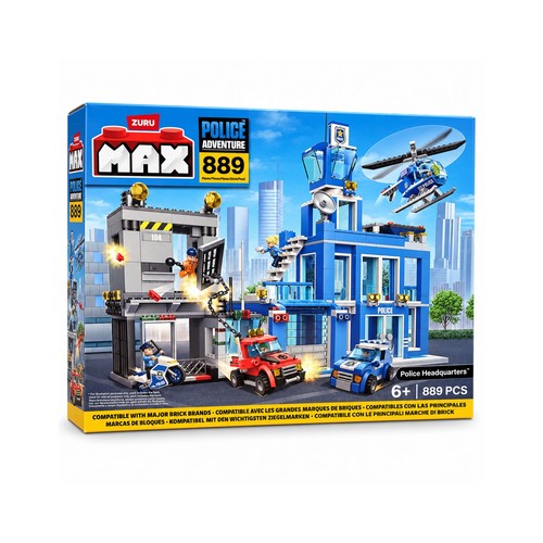 889pcs police station - 889pcs,