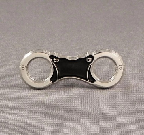 Police handcuffs enamel pin - police,