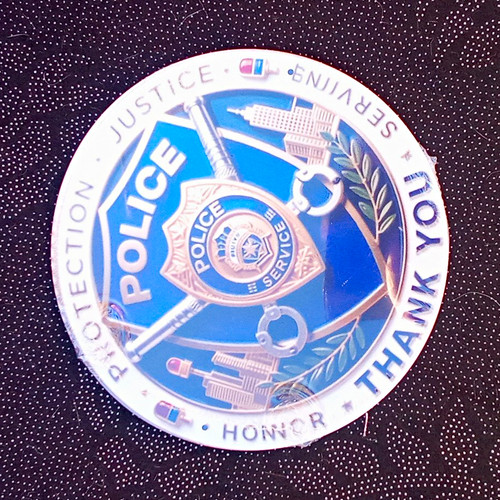 Police service thank you - “thank, you”