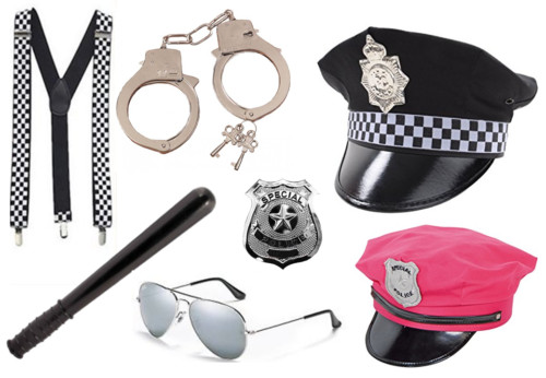 Police costume fancy dress - police,