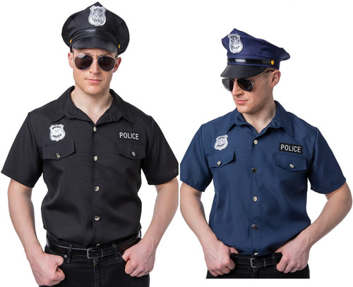 Police shirt mens policeman - mens,