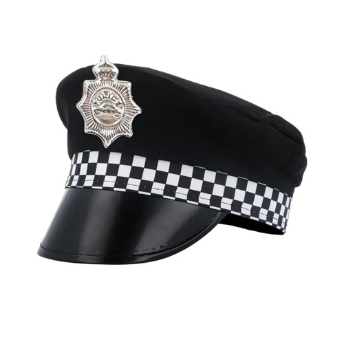 Police officer hat black - –, &